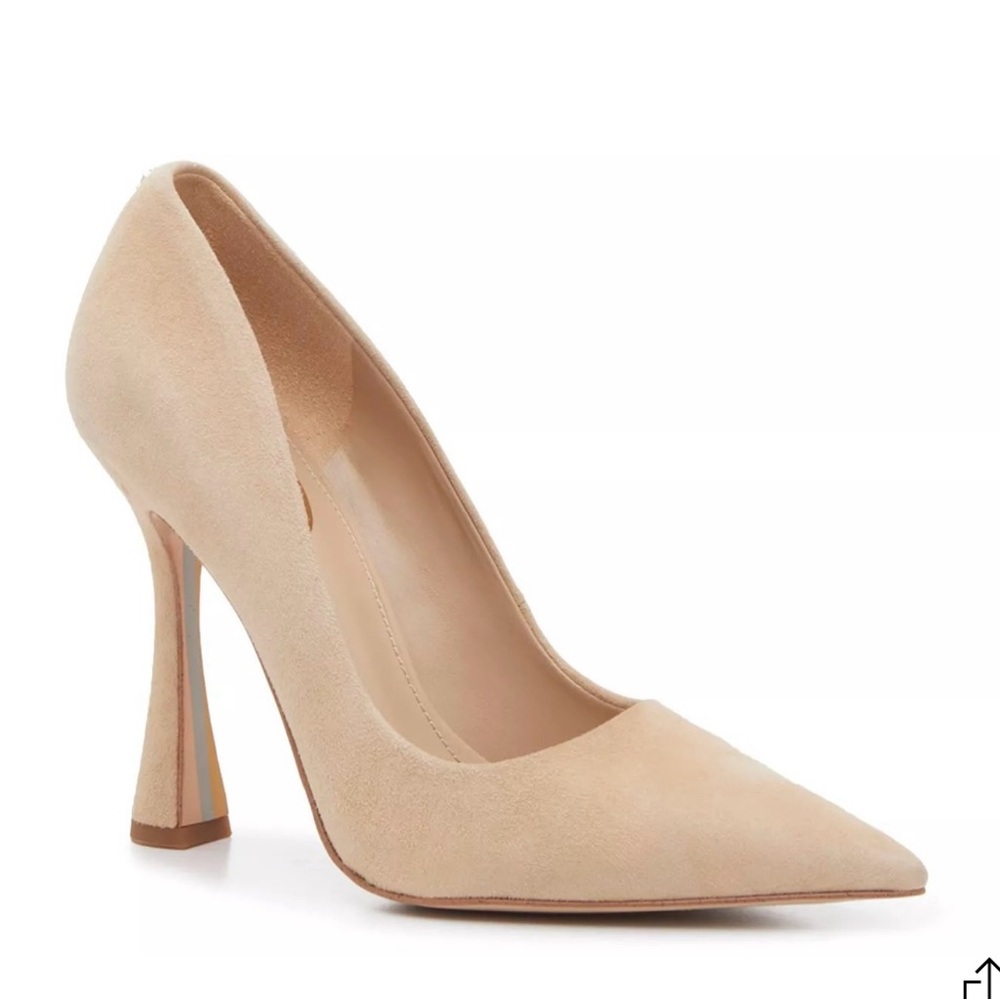 Sam Edelman Beige Suede Heels